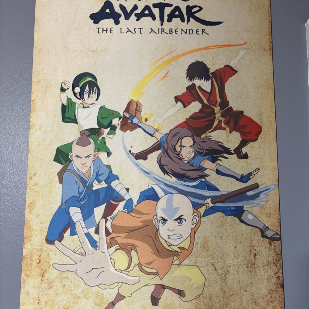 Avatar: The Last Airbender scroll Poster